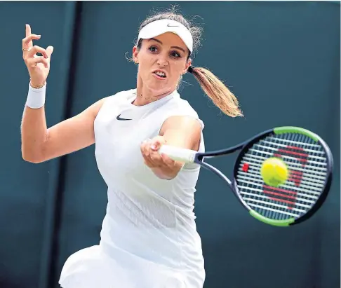  ?? Title. ?? FINISHING UP: Laura Robson burst on to the scene at the age of 14, winning the Wimbledon girls’