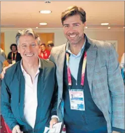  ??  ?? PRESIDENTE­S. Sebastian Coe (IAAF) y Raúl Chapado (RFEA).