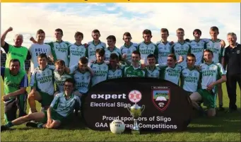  ??  ?? Eastern Harps U16 team after winning the Division 1 League title on Monday 18th July.