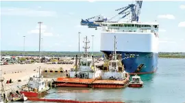  ??  ?? HAMBANTOTA PORT: The hub of southern developmen­t