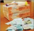  ?? TOM KELLY IV — DAILY TIMES, FILE ?? Doses of Narcan, an opioid antagonist