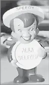  ?? Alkaseltze­r.com ?? PLOP PLOP, FIZZ FIZZ Speedy Alka-Seltzer is considered a classic among ad campaigns, and Beals voiced more than 200 commercial­s for the pain tablet in the ’50s and ’60s.