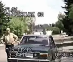  ??  ?? ABOVE: Images from a bizarre video posted to youTube apparently showing Addison Brown, “Prophet from the West”, visiting Alan K Wu in Calgary, Alberta, Canada, in 1994.