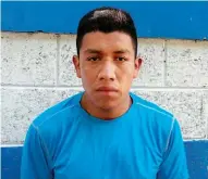  ??  ?? Acusado. Adilio Bladimir Carlos García, de 22 años, es acusado de agresión sexual agravada en menor e incapaz.