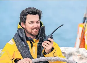  ?? ?? Adventure Stirling sailor Max Rivers will skipper Our Isles and Oceans (OIAO) at the Clipper 2023-24 Race