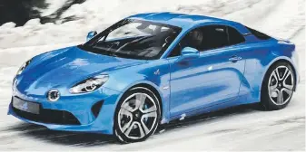  ??  ?? If the Renault Alpine arrives in North America, as the Sleuth expects, it might wear an Infiniti badge.