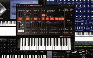  ??  ?? The ARP Odyssey adds raw analogue firepower to Korg’s Collection