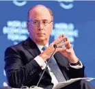  ?? FABRICE COFFRINI/AFP/GETTY IMAGES ?? BlackRock CEO Larry Fink.