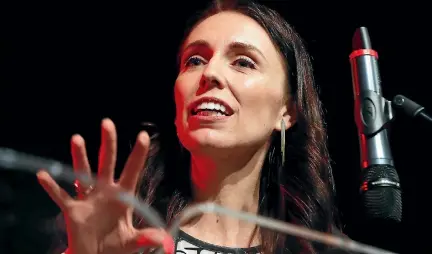  ?? PHOTO: MARTIN DE RUYTER/STUFF ?? There is a pressing need for Labour leader Jacinda Ardern to release the terms of reference of her tax working group.