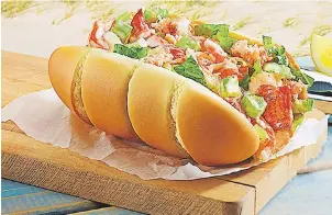  ?? MCDONALD’S CANADA ?? McLobster sandwich will not be returning to McDonald’s menus this summer because of the high price of lobster.