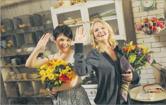  ??  ?? Ginnifer Goodwin ( left) and Jennifer Morrison star in Once Upon a Time, which has been extended by ABC to a full 22- episode first- season run.