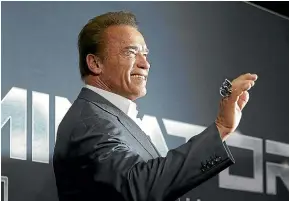  ?? GETTY IMAGES ?? Arnold Schwarzene­gger made famous the Spanish phrase ‘‘Hasta la vista’’ (‘‘See you later’’ or ‘‘Goodbye’’) in the movie Terminator 2: Judgment Day.