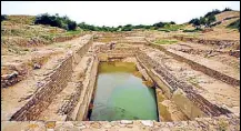  ?? ALAMY STOCK PHOTO ?? One of the significan­t technologi­es to be reconstruc­ted includes Harappan water harvesting and management.