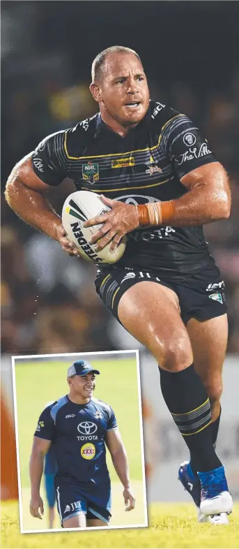  ?? WANTED MEN: Cowboys star forwards Matt Scott ( main picture) and Jason Taumalolo ( inset). ??