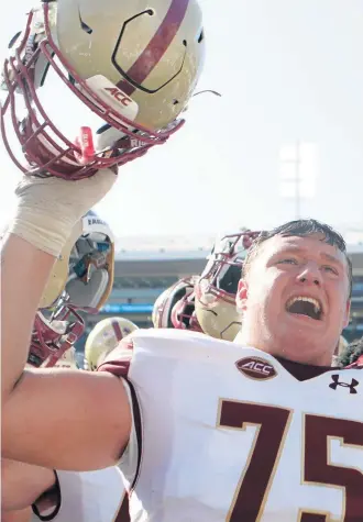  ?? ASSOCIATED PRESS ?? LINDSTROM: Senior guard will make his 47th straight start in BC’s season finale Saturday against Syracuse.