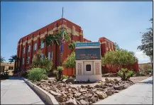  ?? CHRISTOPHE­R DEVARGAS ?? Las Vegas Academy of the Arts, which includes the original, historic Las Vegas High School (circa 1930), will undergo major renovation­s over the next 10 years with some buildings coming down and other others going up.