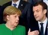  ??  ?? Merkel, 63 anni e Macron, 40