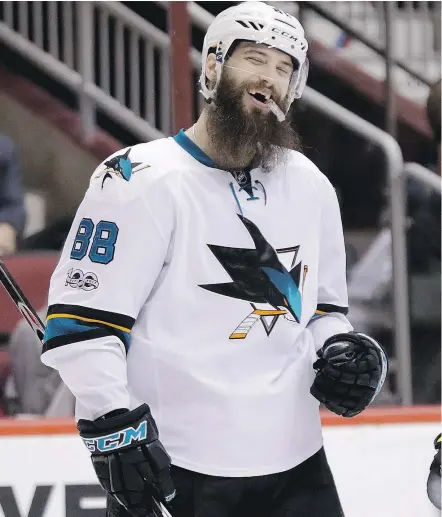  ?? — AP FILES ?? If San Jose Sharks defenceman Brent Burns can keep pace with the likes of Connor McDavid and Sidney Crosby, he has a chance to join the rarefied air of Bobby Orr with a potentiall­y historic 2016-17 season. The 31-year-old from Barrie, Ont., could...