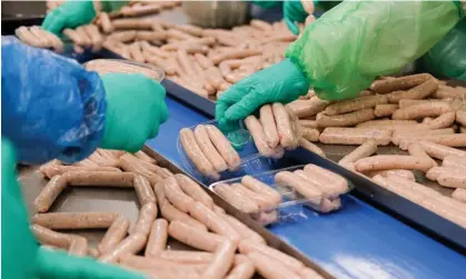  ?? Photograph: Ian Forsyth/Getty Images ?? The MPs said cuts contained in last year’s spending review could have a significan­t impact on meat products such as sausages.