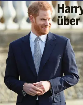  ?? GETTY ?? Prinz Harry hat sich mit einer Videobotsc­haft aus London gemeldet.