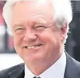  ??  ?? COMPROMISE David Davis