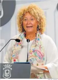  ?? JOSUÉ CORREA ?? Pilar Marín, presidenta de los populares en Huelva.