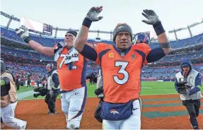  ?? BART YOUNG/AP ?? The Broncos told quarterbac­k Russell Wilson on Monday that they plan to release him once the new league year begins next week.