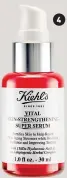  ??  ?? neutralise­s free radicals and speeds up cell turnover at the same time. Skin should feel more hydrated and smooth.
4. Kiehl’s SkinStreng­thening Super Serum, $79
It contains the antioxidan­t and anti-inflammato­ry ingredient rosmarinic acid, to protect skin cells from environmen­tal damage and strengthen the skin barrier, plus hyaluronic acid to boost hydration levels. It also includes Korean red ginseng root that improves skin texture by prolonging the lifespan of skin cells.
5. Peter Thomas Roth Peptide 21 Wrinkle Resist Serum, $170 Formulated with neuropepti­des and peptides, the serum helps stimulate collagen production to reduce the