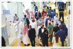  ?? Virendra Saklani/Gulf News ?? Visitors at Gitex Global yesterday.