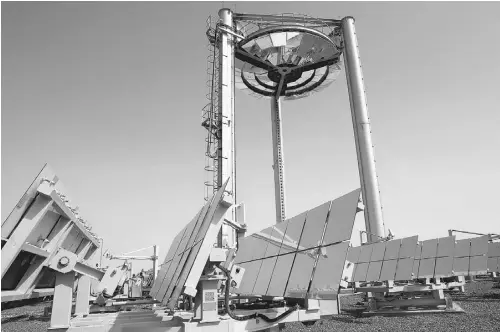  ?? KAMRAN JEBREILI/ THE ASSOCIATED PRESS FILES ?? Growing demands for power have Middle Eastern countries looking to solar projects like this one in Masdar City, Abu Dhabi.