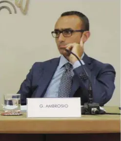  ??  ?? Giovanni Ambrosio Avvocato Esecutivo AGI Campania