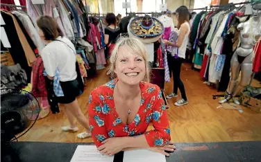  ?? PHOTO: MONIQUE FORD/FAIRFAX NZ ?? The Costume Cave owner Kate Railton-Jacks is ready to start fresh and modernise the 25-year-old business.