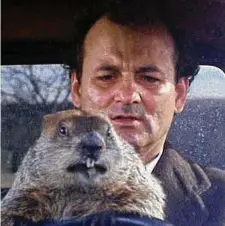  ?? Columbia Pictures ?? Bill Murray in “Groundhog Day”