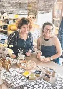  ?? Picture: Contribute­d ?? LIKE-MINDED: Toowoomba residents Erica Morgan and Marcella Cullin started custom jewellery business, House of Marcella.