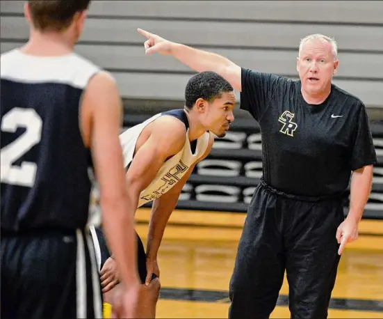  ?? John Carl D'annibale / Times Union archive ?? Brian Beaury, who won 643 games over more than 30 seasons as head coach of the College of Saint Rose men’s basketball team before retiring in 2018, is returning to the Golden Knights as an associate head coach for his former assistant, now-head coach Mike Perno.