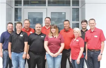  ??  ?? The team at Moose Jaw Ford.