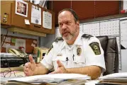  ?? BILL LACKEY / STAFF ?? Springfiel­d Police Chief Lee Graf will be retiring at the end of this year.