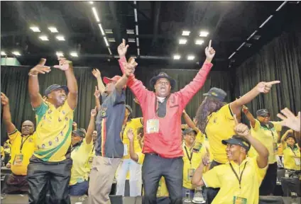  ??  ?? Upheaval: The ANC’s eThekwini region held an elective conference in 2015 (above) under the KwaZulu-Natal provincial executive committee, which has been found unlawful, prompting calls for a rerun. Photo: Rajesh Jantilal