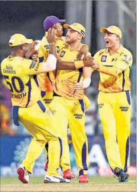  ?? HT FILE PHOTO ?? Chennai Super Kings and Rajasthan Royals will not have to pay their franchise fees during their two-year suspension from the Indian Premier League.