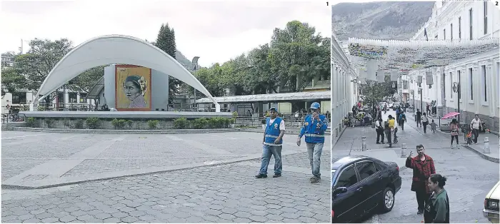  ?? FOTOS: ALEJANDRO AMADOR ?? (1) Este próximo 1 de abril el escenario de la Plaza Central será engalanado con motivos alusivos al verano para darle la bienvenida a la temporada. (2) En el MIN se realizarán diversas actividade­s.