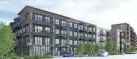  ??  ?? A 322-unit apartment complex and garage parking surrounded by retail may be the first phase to be built at The Oak. WDG