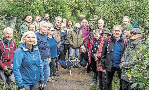  ?? ?? Save Old Park campaigner­s in the woods at the weekend