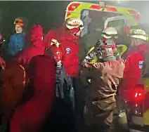  ?? ?? Safe...man was rescued in Brecon Beacons last night