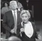  ?? AP ?? Trump and Clinton during the Oct. 9 debate.