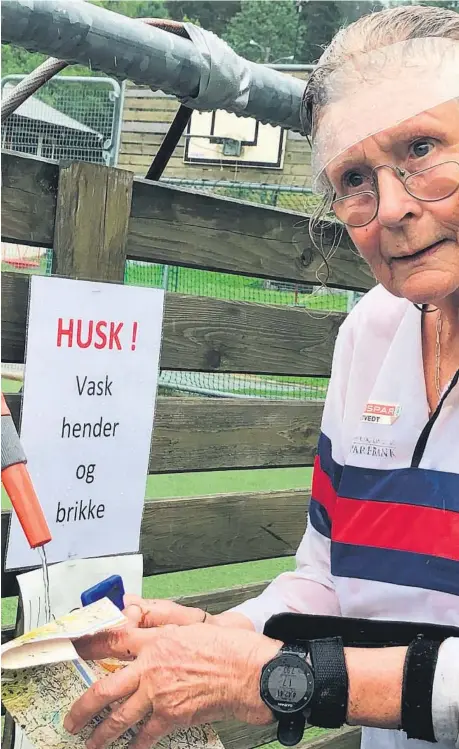  ??  ?? ADVARER: Tiril Liby Seip (83) mener arrangøren­e må ha kortere løyper og ikke sende de eldste ut til slutt.