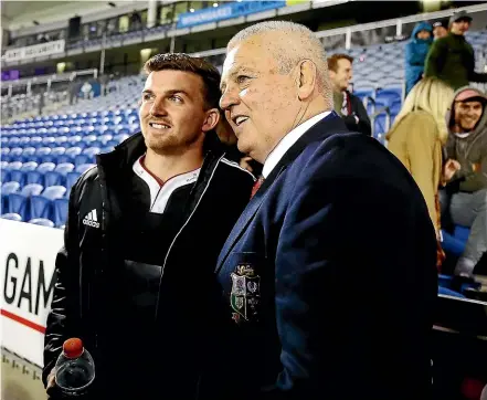  ?? GETTY IMAGES ?? Bryn Gatland had a standout season for North Harbour in the Mitre 10 Cup, below, and he’s set to join up with The Chiefs for Super Rugby – just as his father Warren heads off from the Chiefs to resume his British and Irish Lions role next year.