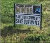  ??  ?? Citizens Against Mining is against Enon Sand & Gravel’s proposed limestone mine in southern Mad River Twp.