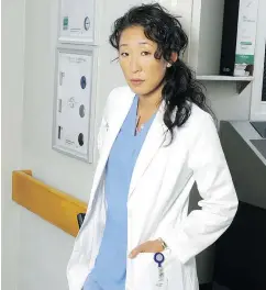  ?? — ABC ?? Seeing Sandra Oh in a starring role on Grey’s Anatomy inspired Mayumi Yoshida, a Tokyo-born actress based in Vancouver, to go after those important lead parts.