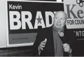  ?? Jason Fochtman / Staff photograph­er ?? U.S. Rep. Kevin Brady, R-The Woodlands, was re-elected but will lose his seat as the powerful House Ways and Means Committee chairman.