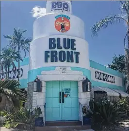  ?? KEVIN D. THOMPSON / THE PALM BEACH POST ?? Owner John Paladino is converting the iconic Blue Front BBQ Bar and Grill into a catering business starting on July 5.